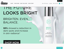 Tablet Screenshot of drbrandtskincare.com